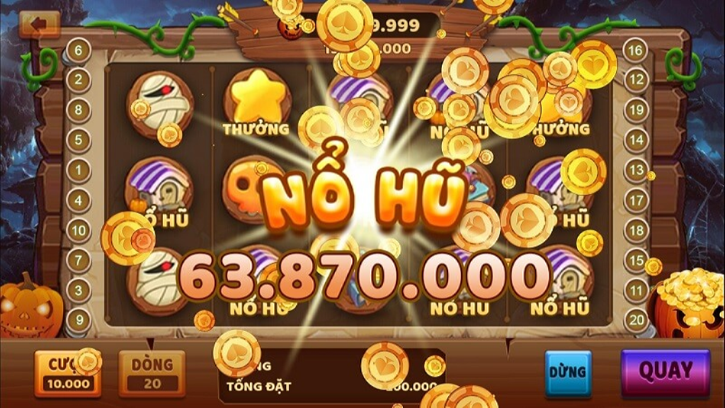 Giao diện game nổ hũ dễ nhìn