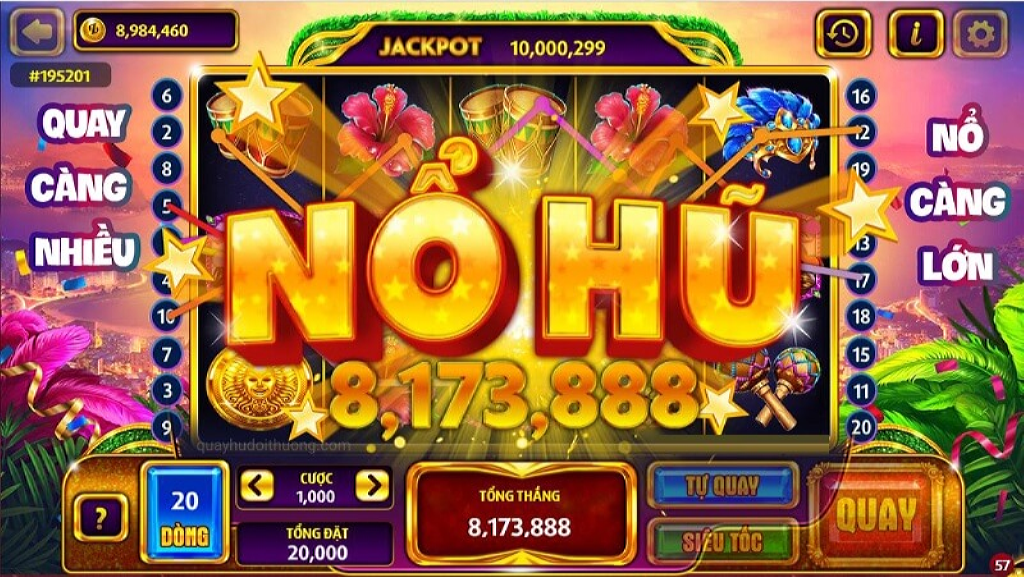 Game nổ hũ có đồ hoạ sắc nét