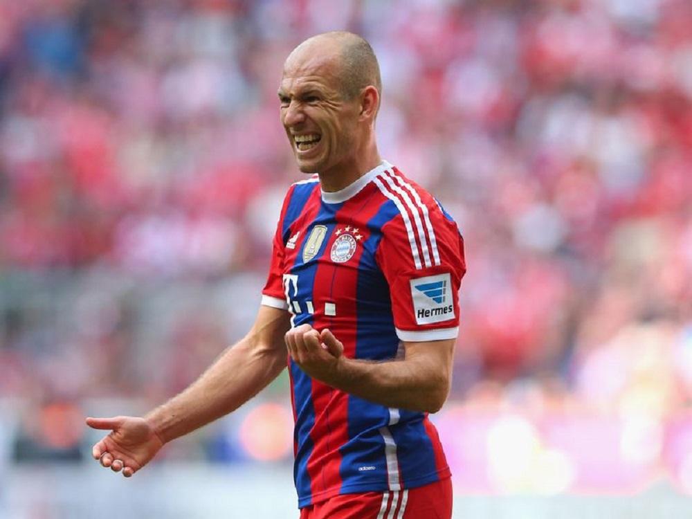 Arjen Robben thuộc top cầu thủ chạy nhanh nhất thế giới